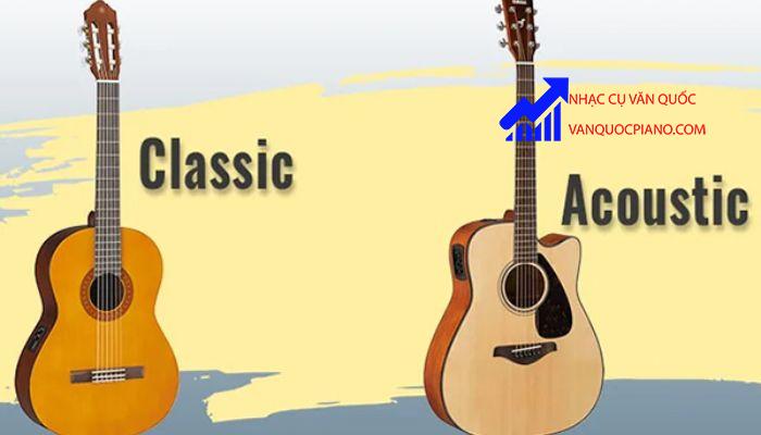 Đàn guitar classic và acoustic