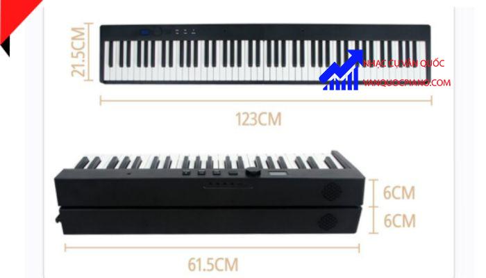 Kích thước đàn piano điện