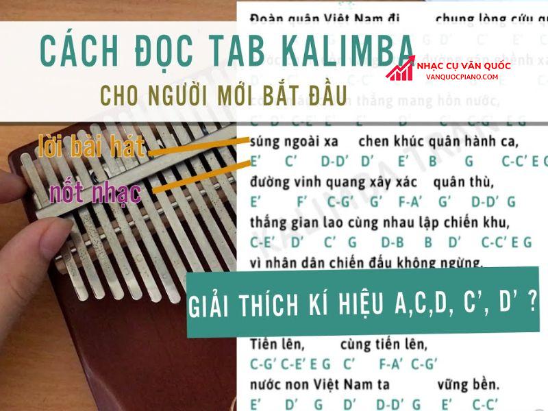 Học cách đọc TAB đàn Kalimba